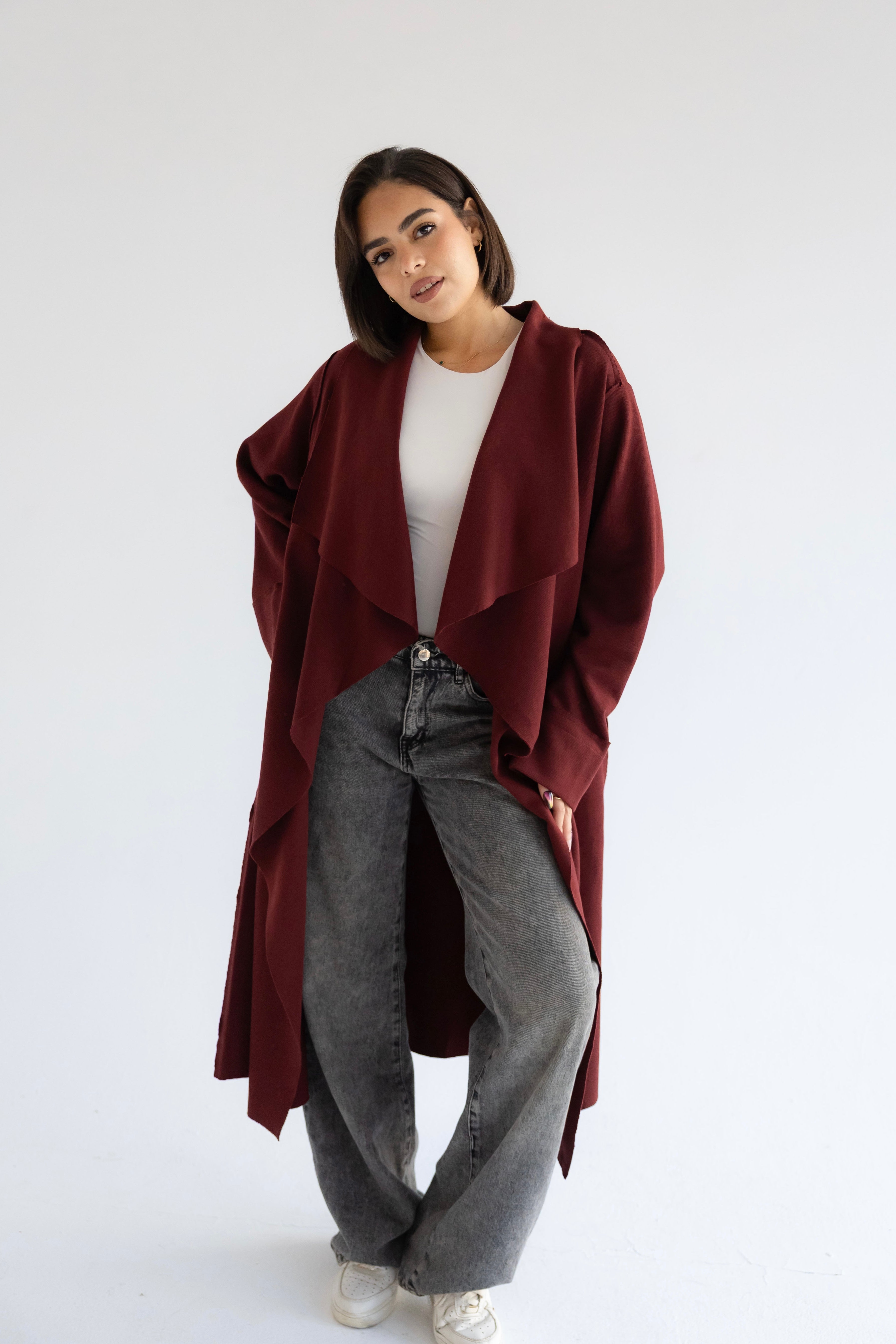 Ria cardigan burgundy
