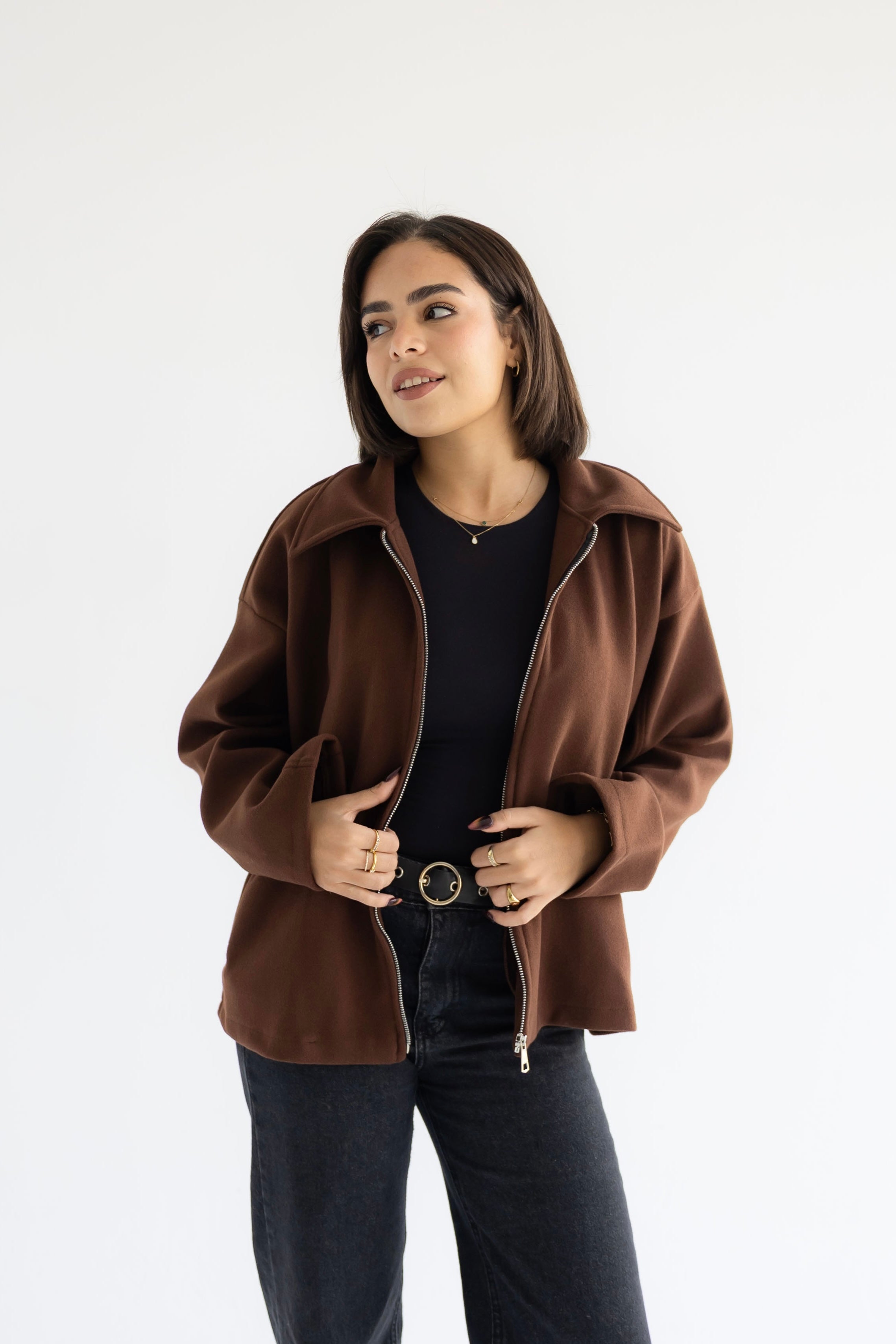 Alma jacket brown