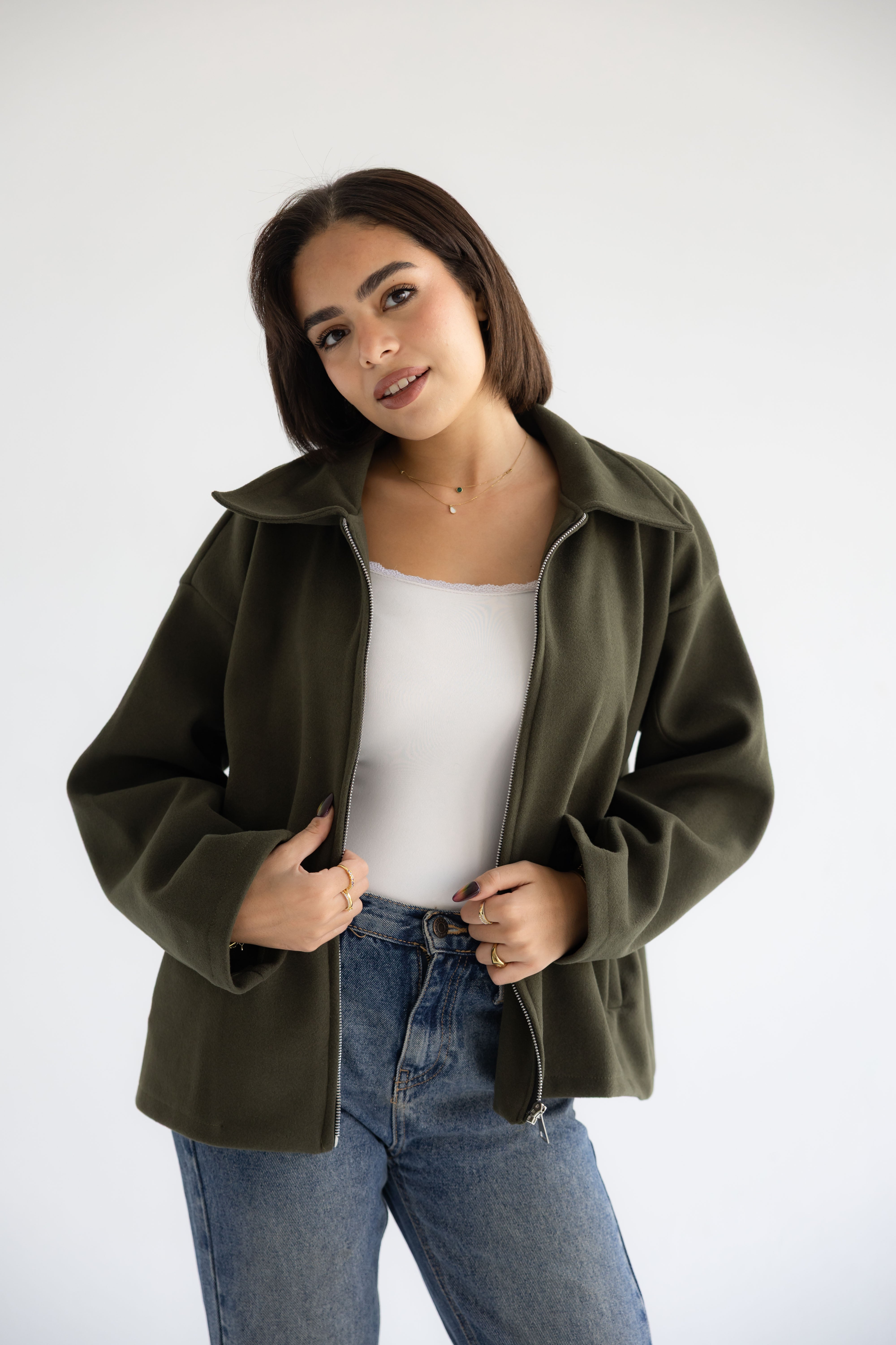 Alma jacket olive