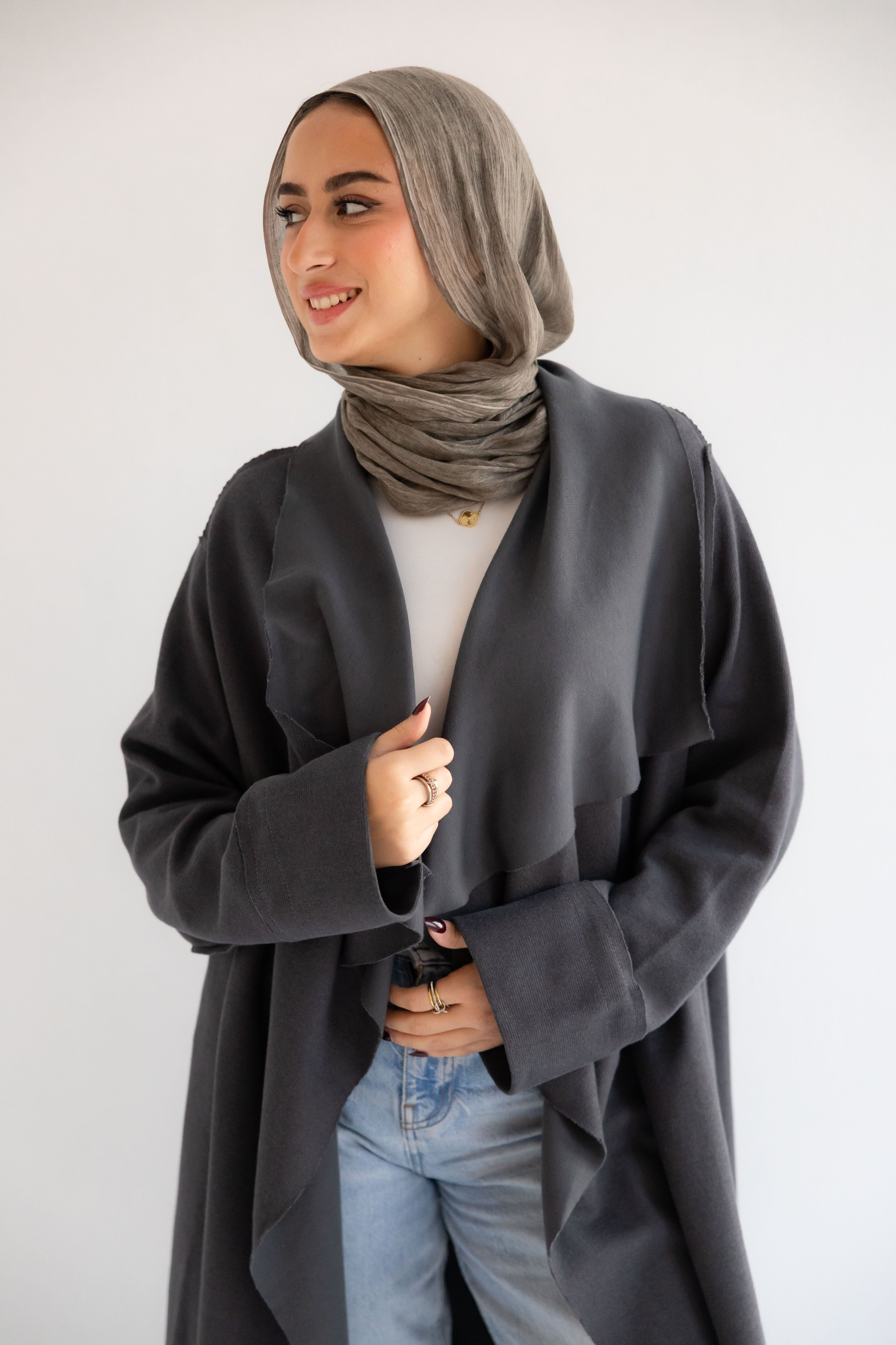 Ria cardigan dark gray