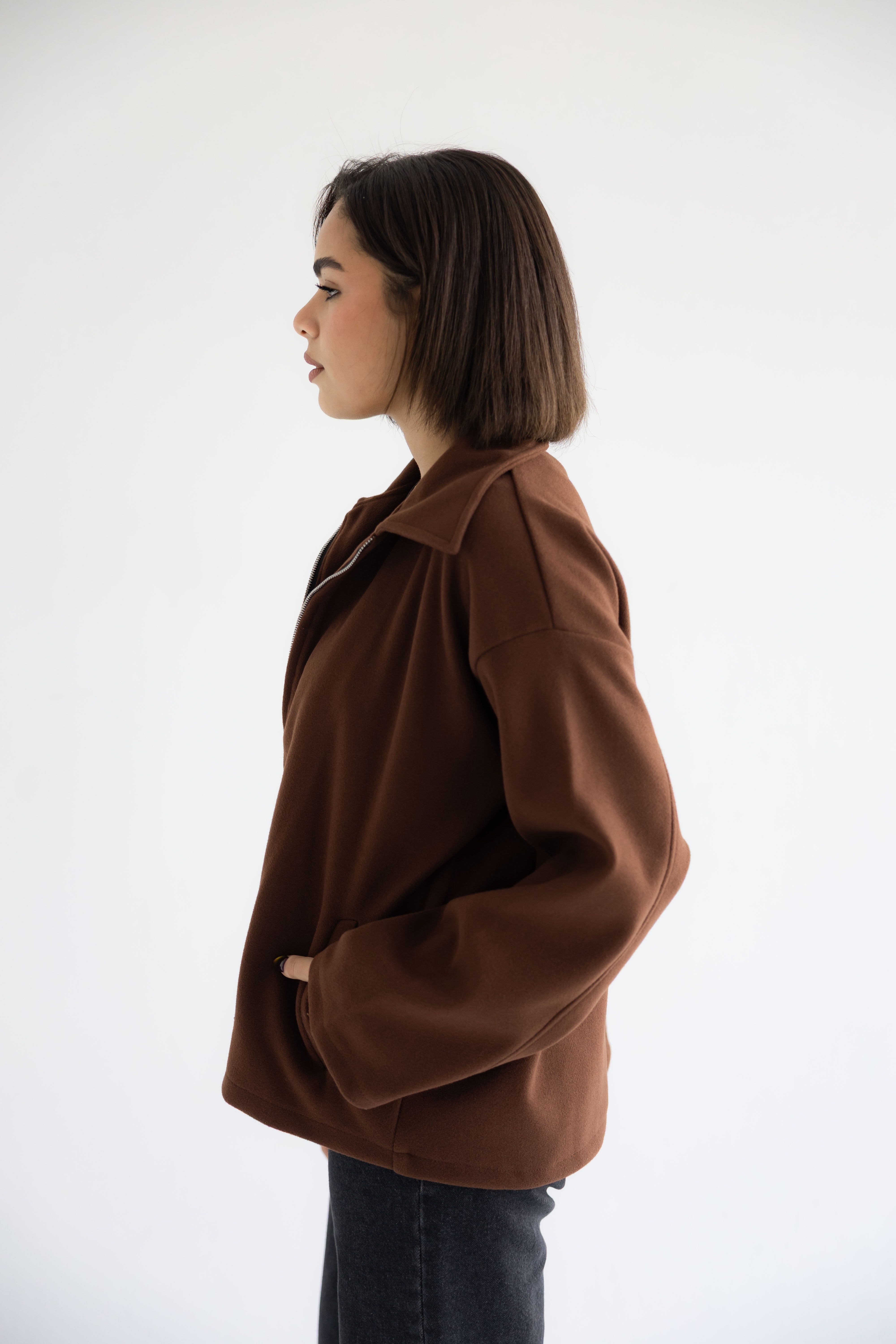 Alma jacket brown