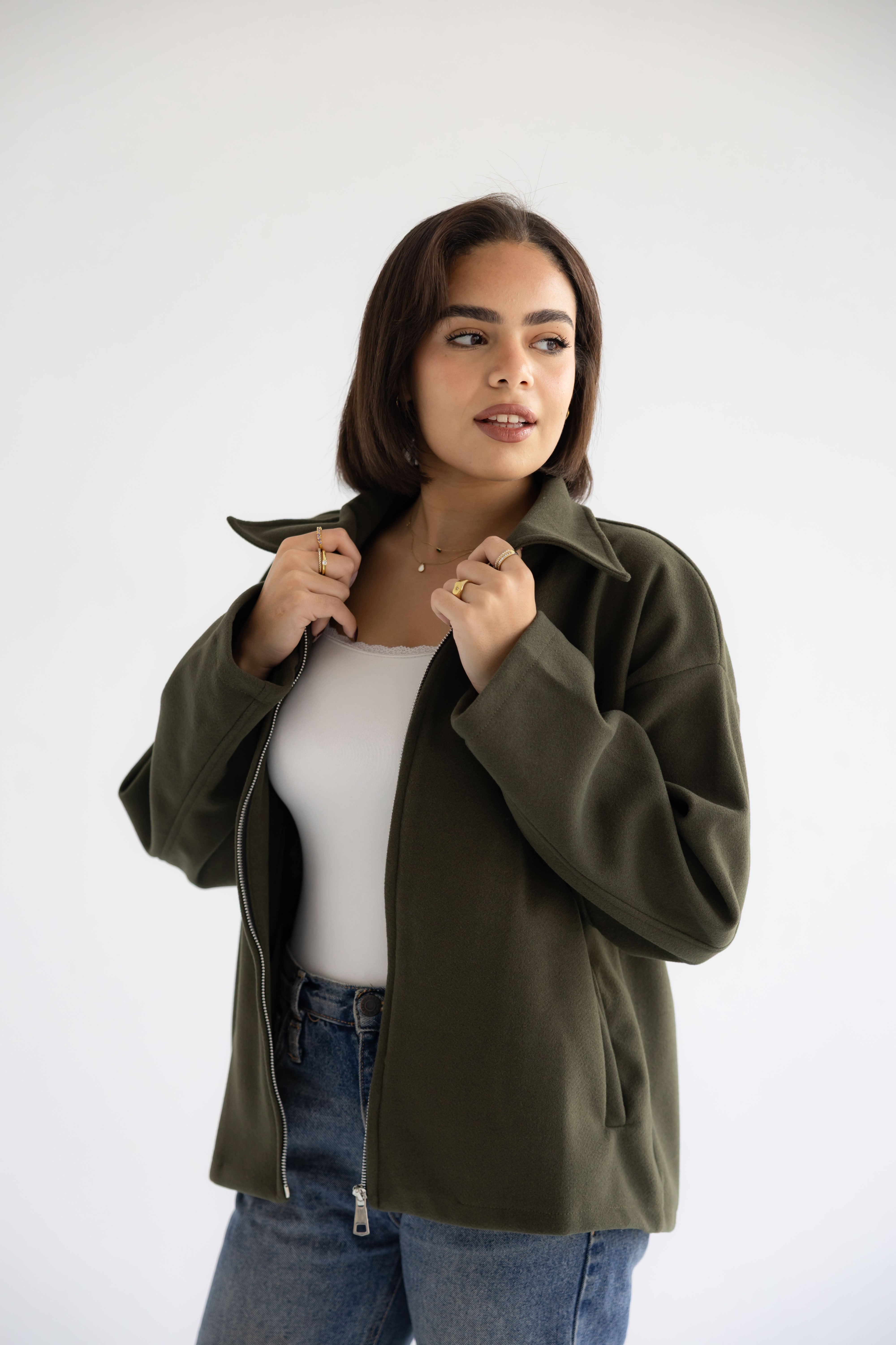 Alma jacket olive