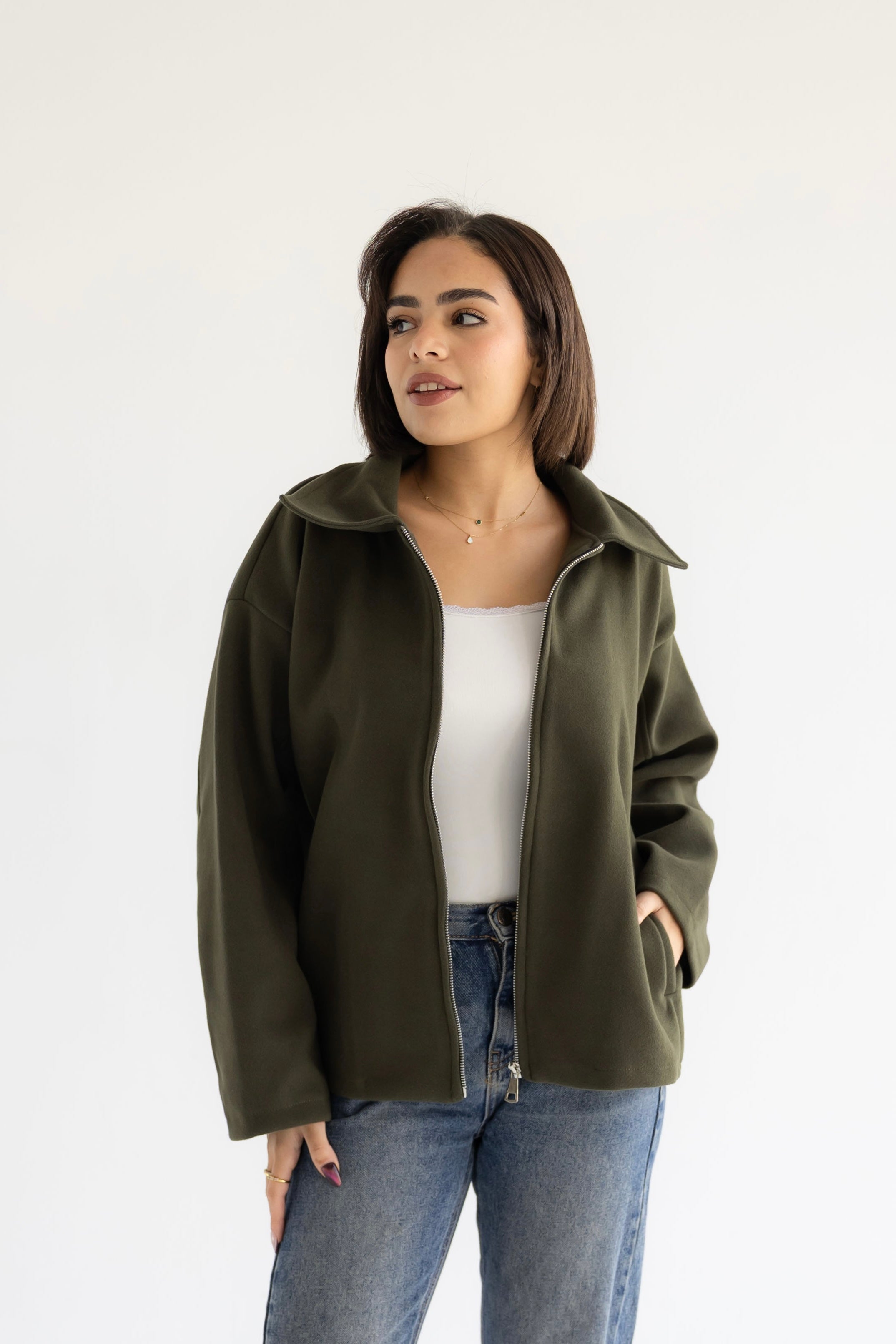 Alma jacket olive