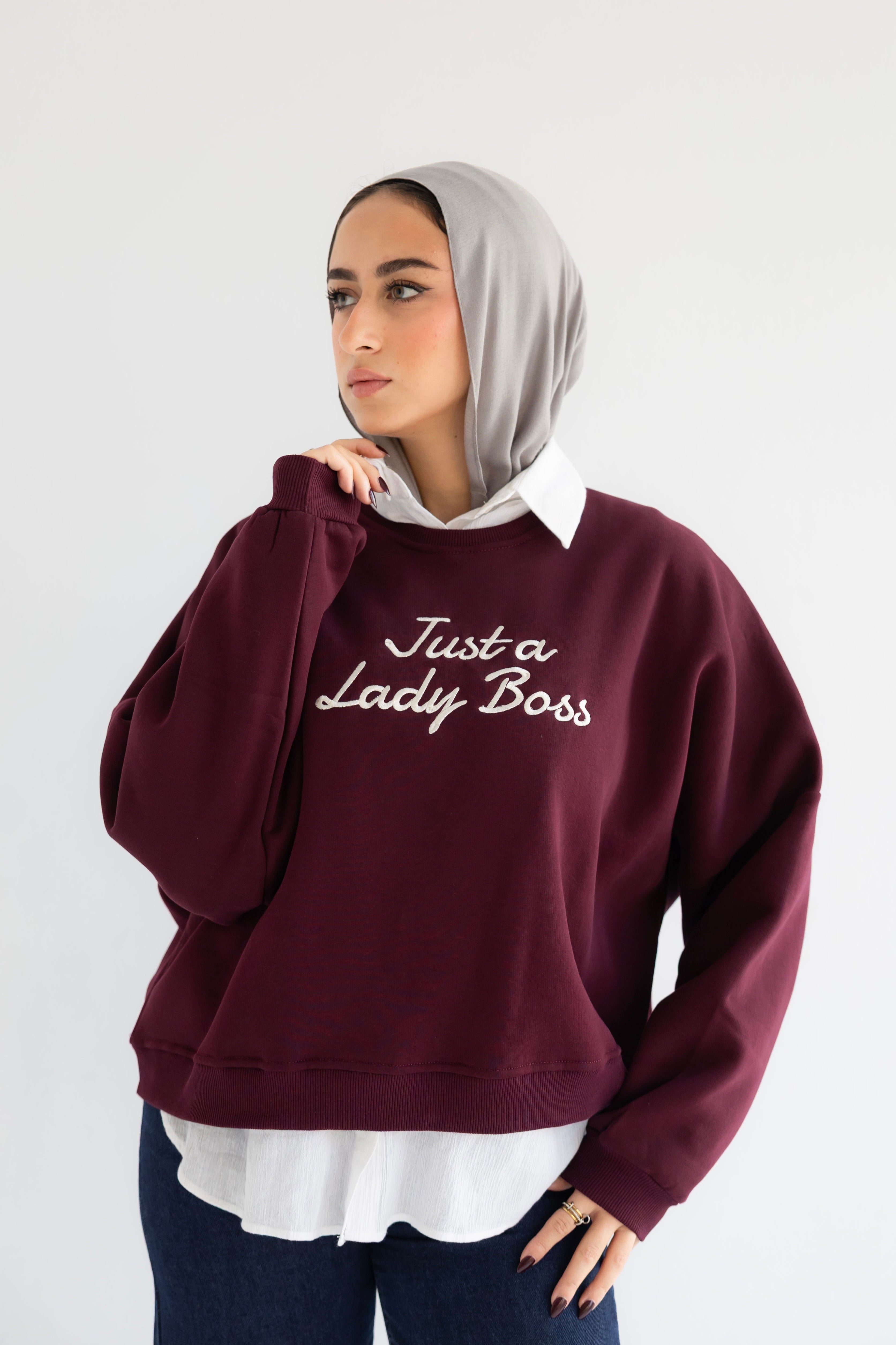 Sol hoodie burgundy