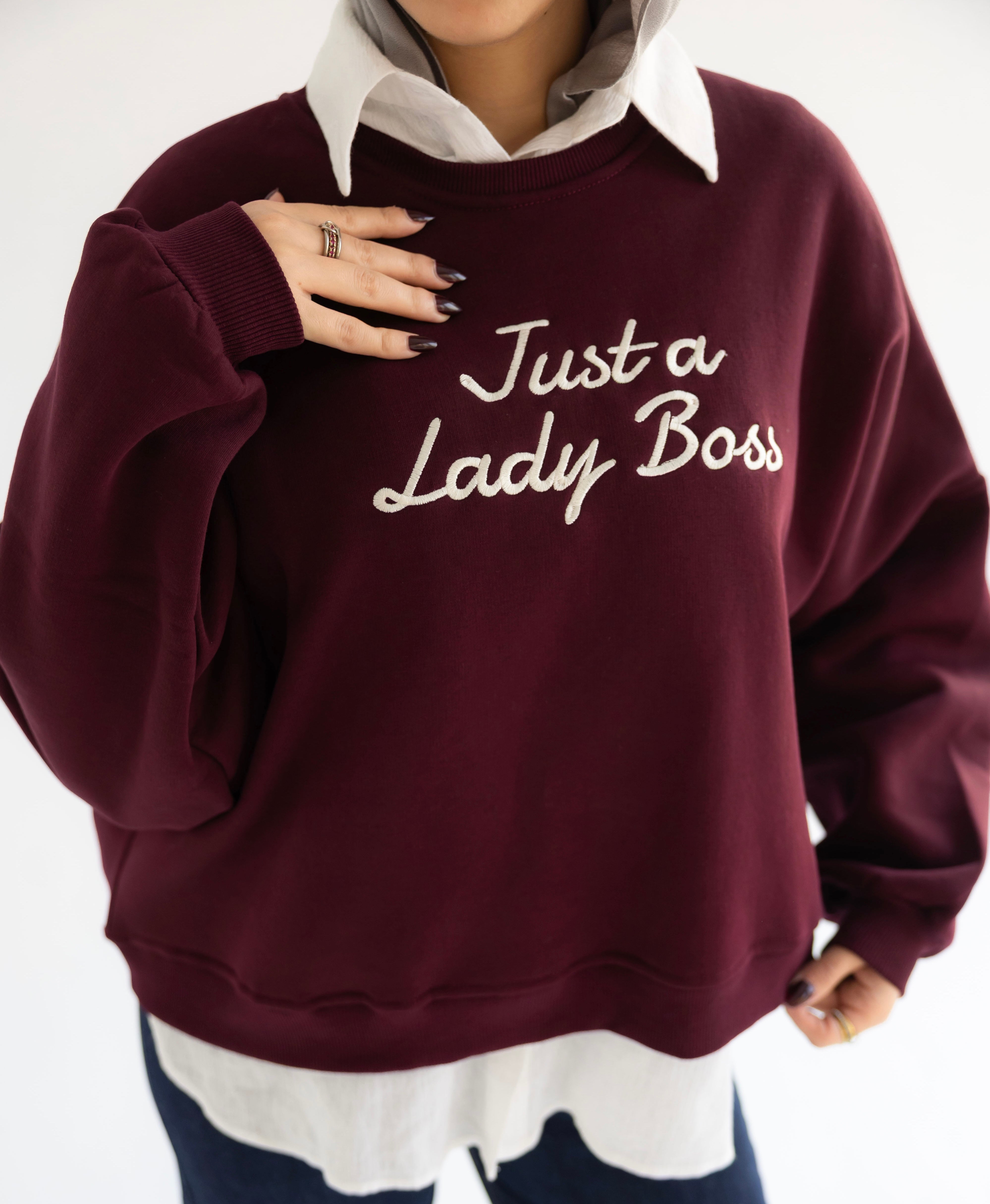 Sol hoodie burgundy